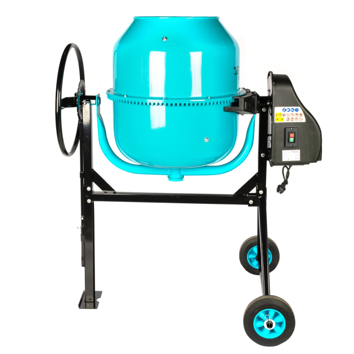 Betoniera Detoolz 200L, 1200W, cu roti si coroana de fonta [2]