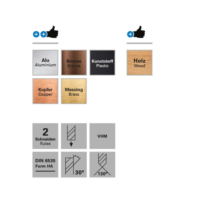 Burghiu de carbura, Datron 0068240L, 4.0x6.0mm [3]