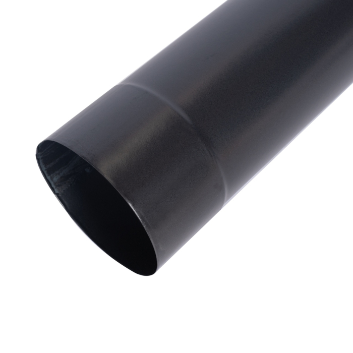 Burlan pentru soba pe lemne, 130 mm, Gri mat [3]