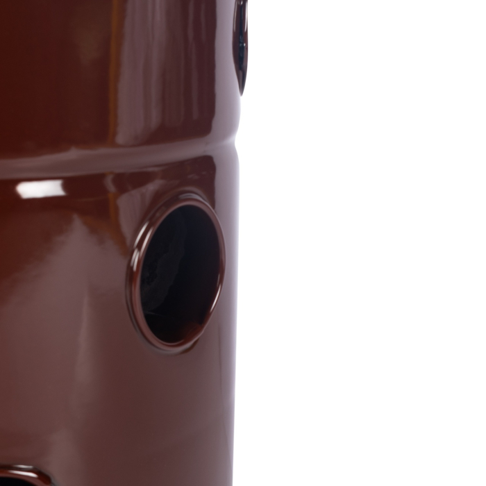 Burlan recuperator caldura, rotund, 120 mm, Maro [4]