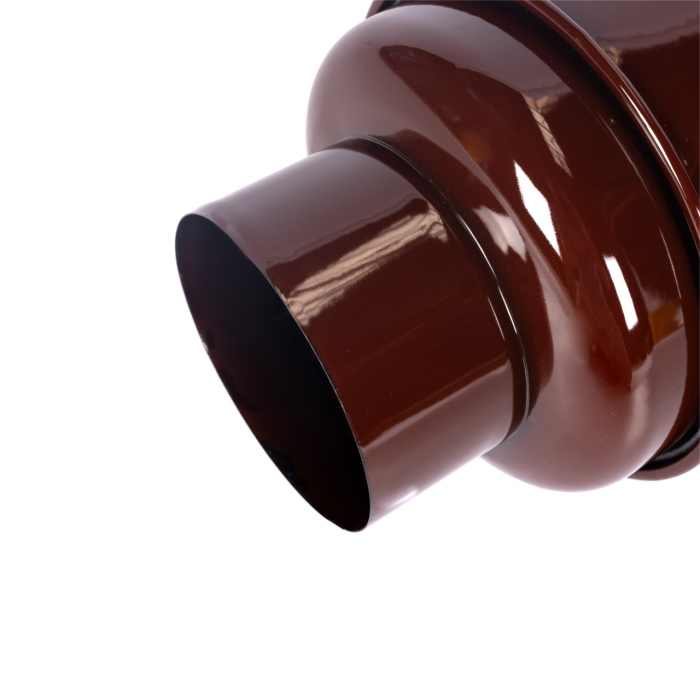 Burlan recuperator caldura, rotund, 120 mm, Maro [5]