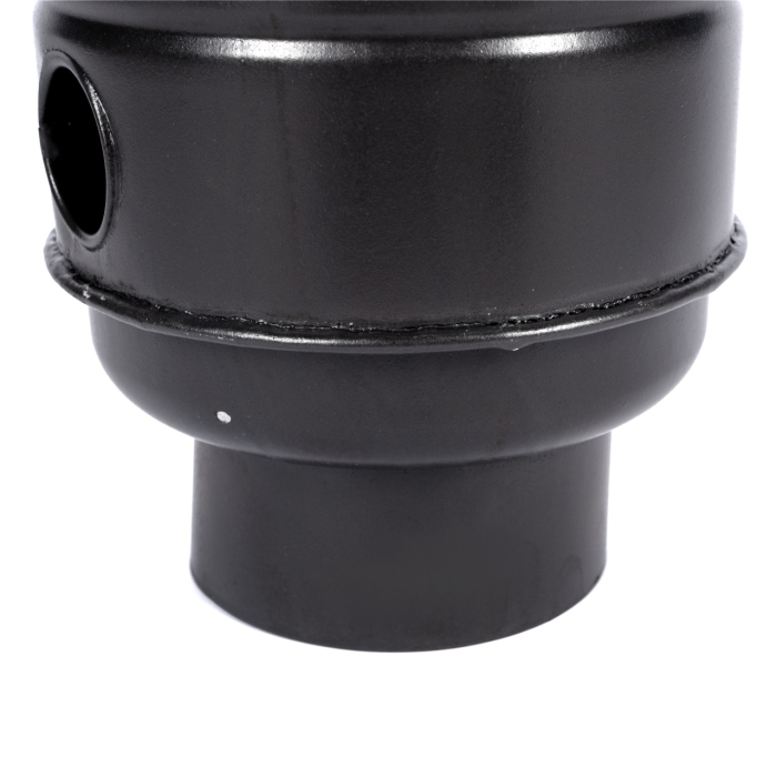 Burlan recuperator caldura, rotund, 130 mm, Gri mat [4]