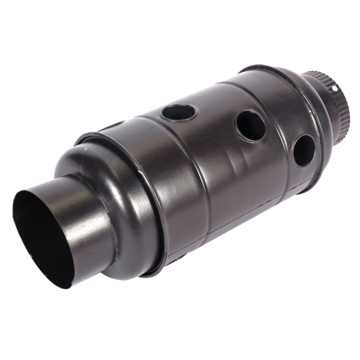 Burlan recuperator caldura, rotund, 130 mm, Gri mat [5]