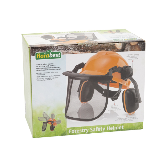 Casca cu viziera protectie din plasa si antifoane [3]