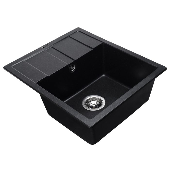 Chiuveta de bucatarie Elefant Premium Aria 5851, Negru metalic 577x495 mm [2]