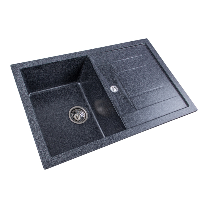 Chiuveta de bucatarie Elefant Premium Troya 7850 , Grafit 776x496 mm [5]