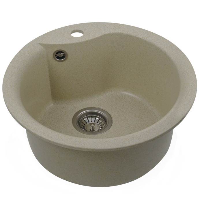 Chiuveta de bucatarie Elefant Premium Turas 480 , Nisip bej 482 mm [4]