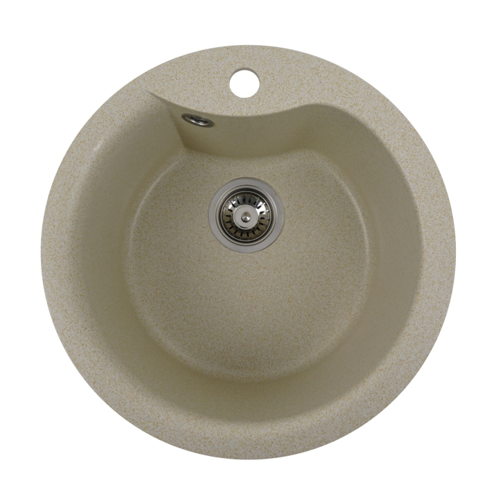 Chiuveta de bucatarie Elefant Premium Turas 480 , Nisip bej 482 mm [1]