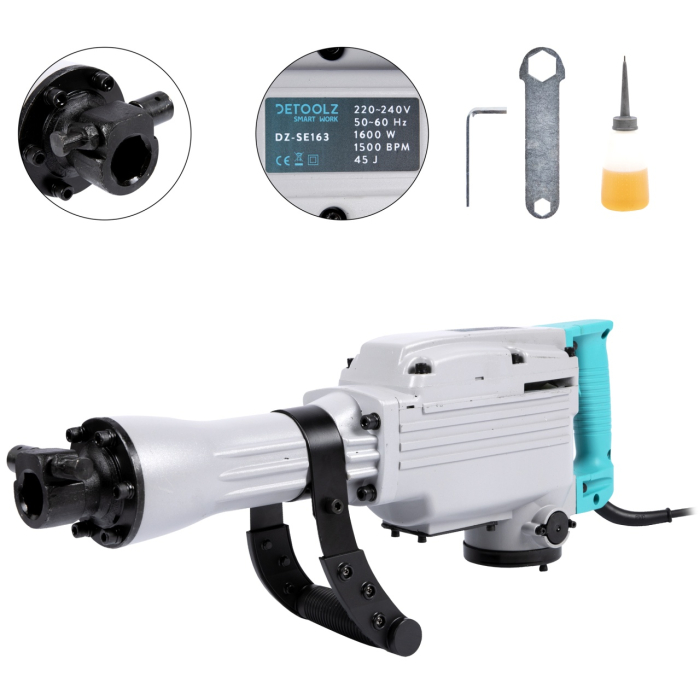 Ciocan demolator Detoolz 1600W, frecventa impact 1500bpm, energie impact 45 Jouli [11]