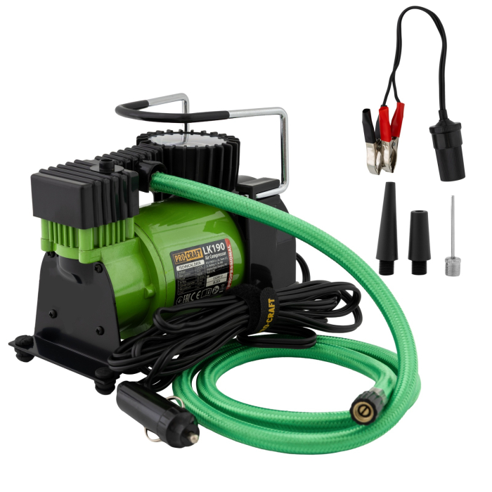 Compresor auto Procraft LK190, 12 V, 35 l/min, 7 bari [1]