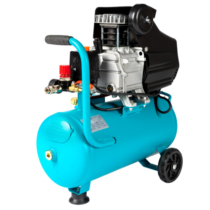 Compresor Detoolz 24L cu ulei, 1500 W, debit 160L/min, 8 bar, 2 prize de aer [18]