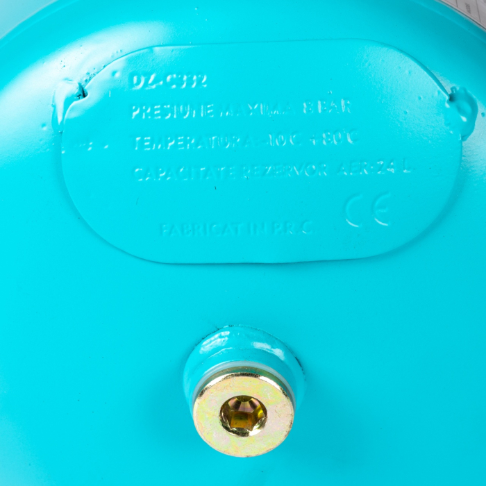 Compresor Detoolz 24L cu ulei, 1500 W, debit 160L/min, 8 bar, 2 prize de aer [17]