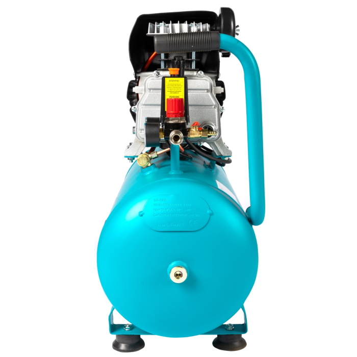 Compresor Detoolz 50L cu ulei, 1680 W, debit 206L/min, 8 bar, 2 prize de aer [16]