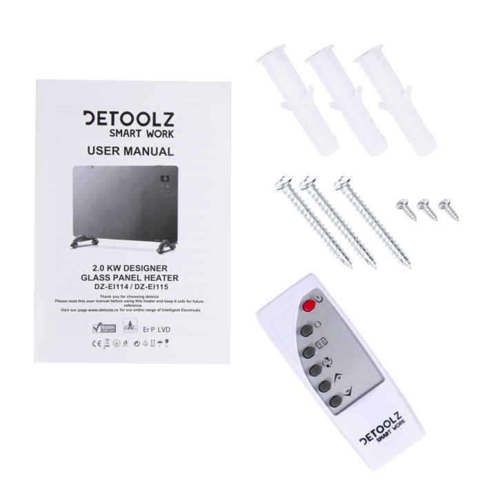 Convector electric 1000W/2000W, alb [10]