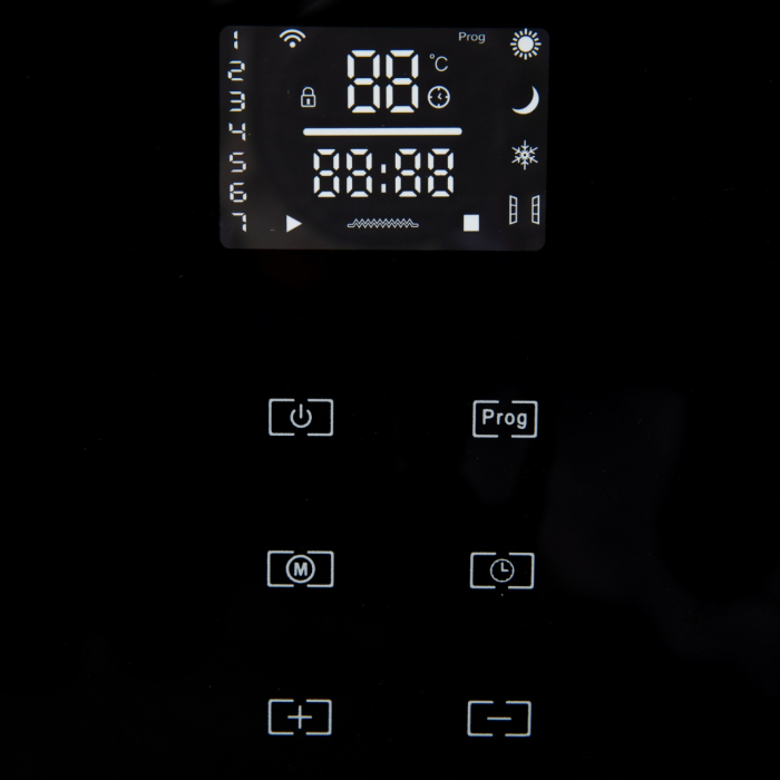 Convector electric 1000W/2000W, negru [5]