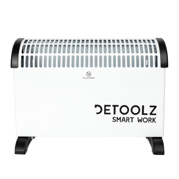 Convector electric Detoolz, 2KW, 3 trepte de putere, cu termostat reglabil [9]