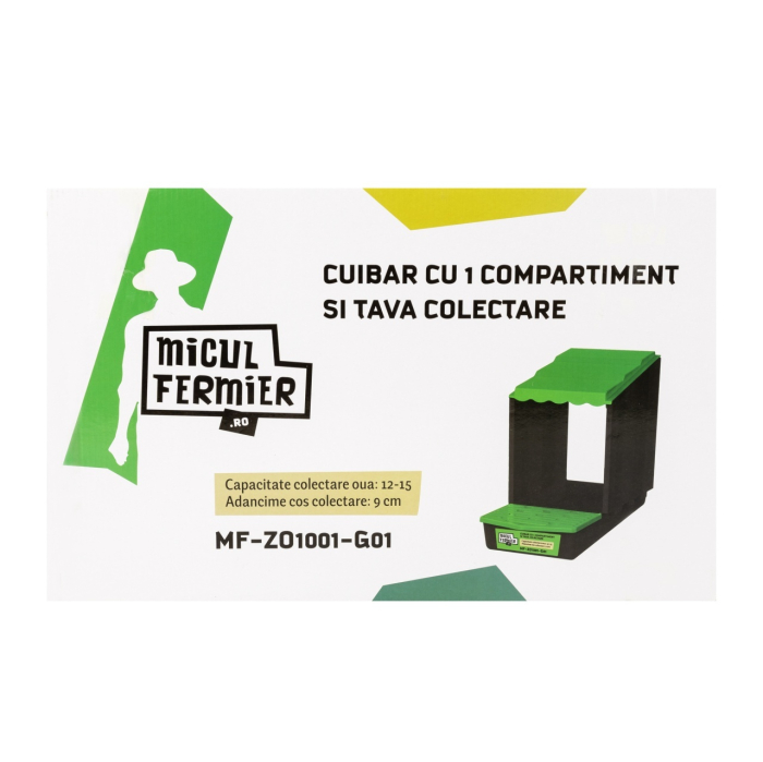 Cuibar Micul Fermier, 1C, cu tava de colectare [5]