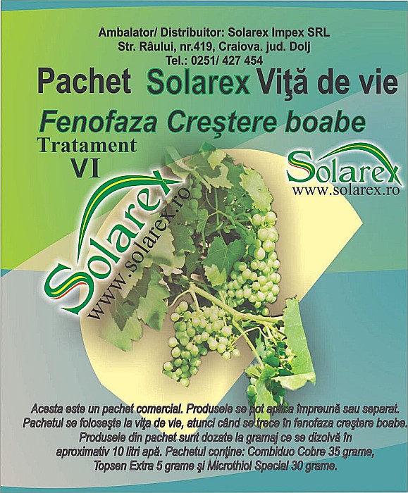 Pachet tratament viță de vie T6- creșterea boabelor [1]