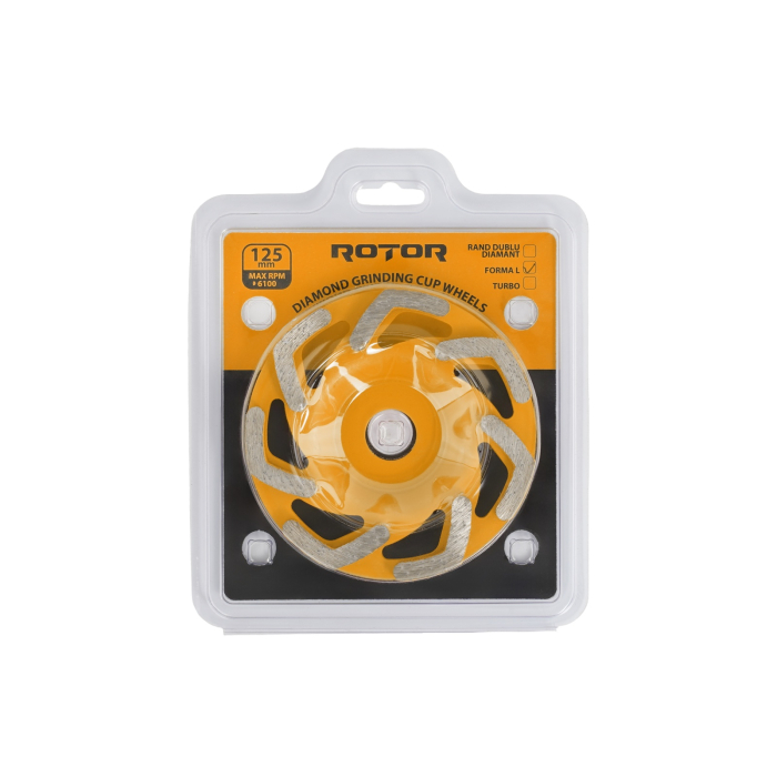 Disc cupa diamantata 125mm forma L ROTOR [1]