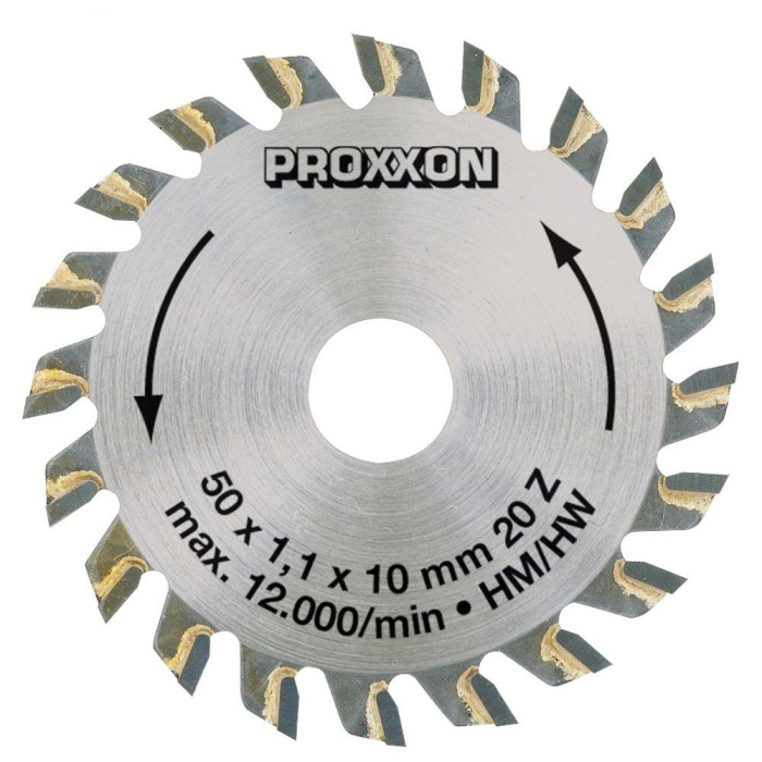Disc debitor cu dinti din tungsten, Proxxon 28017, 50mm, 20 dinti [1]