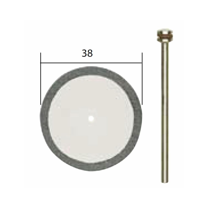 Disc debitor diamantat, 38x0.6mm, Proxxon 28842 [2]