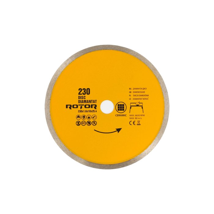 DISC DIAMANTAT 230x1.6x10x25.4 Continuu Rotor [2]