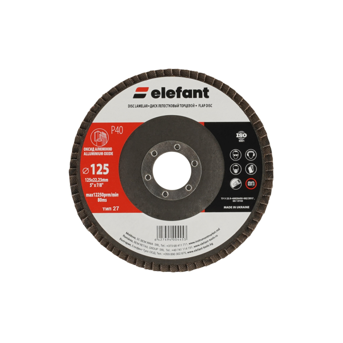 disc lamelar ELEFANT 125*22,2 P 40 T27 [1]