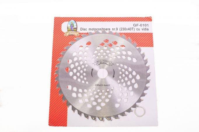 Disc motocoasa Micul Fermier, 40T Vidia Ø230mm [4]