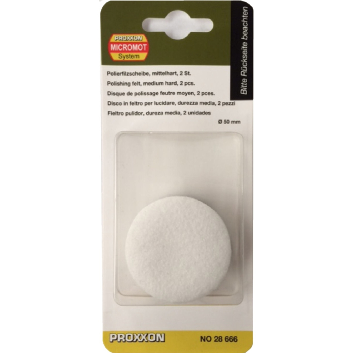 Discuri din pasla pentru lustruire - Densitate medie-mare, Proxxon 28666 [2]