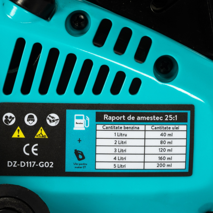Drujba Detoolz 2500, 1.2CP, cu lama 12'' si lant, pornire rapida [5]