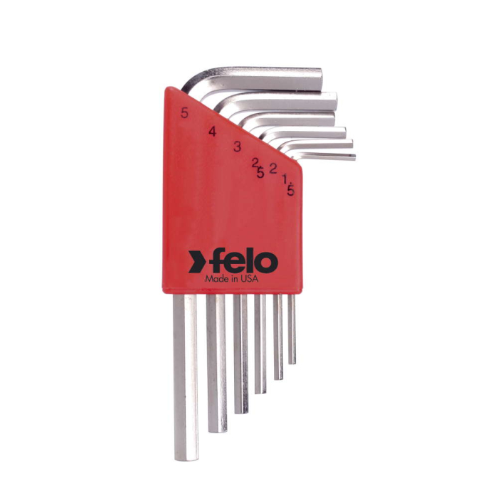 Felo 34500601, Set 6 chei L HEX, scurte, HEX 1.5-5.0mm [1]