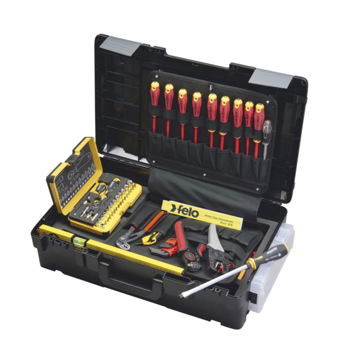 Felo 41387818, Trusa cu unelte VDE, Ergonic E-Slim in cutie XL-BOXX, 78 piese [2]