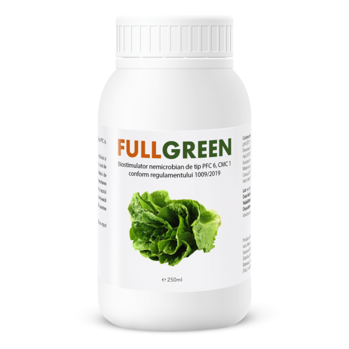 Fertilizant special pentru salată, cu acizi humici, acizi fulvici, oxid de potasiu și carbon organic, Fullgreen [1]