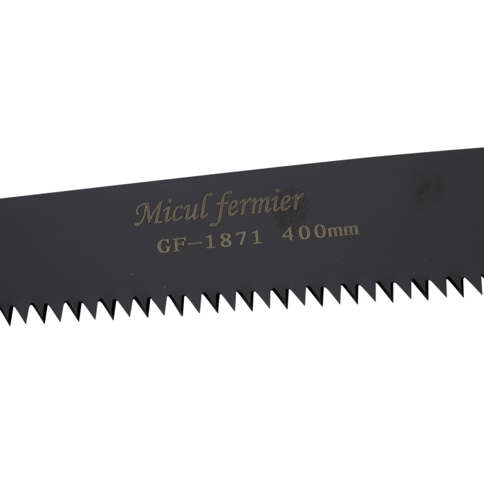 Fierastrau drept negru cu maner verde [4]