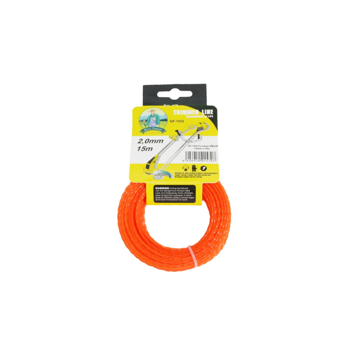 Fir motocoasa(trimmer) Micul Fermier, 2.4mm*15m, helix [7]