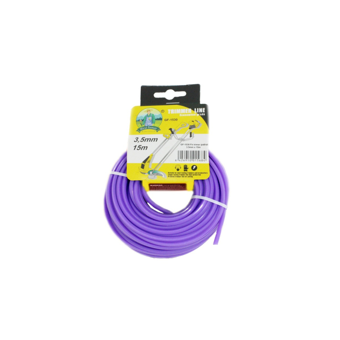 Fir motocoasa(trimmer) Micul Fermier, 3.5mm*15m, patrat [10]