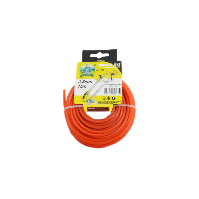 Fir motocoasa(trimmer) Micul Fermier, 4.0mm*15m, patrat [8]