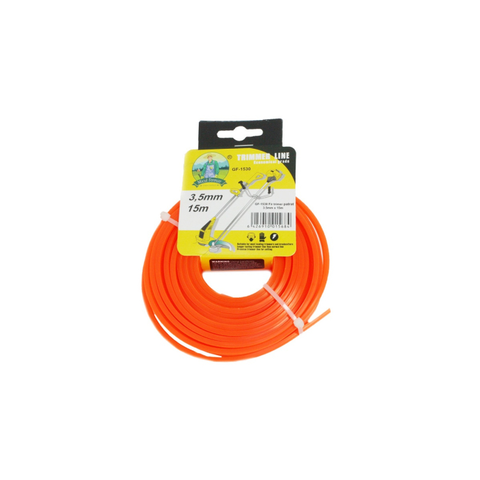 Fir motocoasa(trimmer) Micul Fermier, 4.0mm*15m, patrat [2]