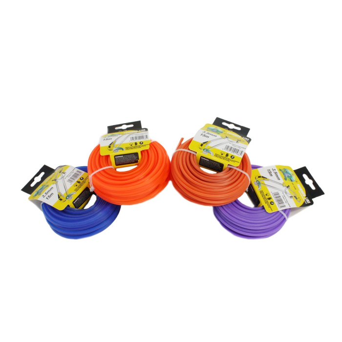 Fir motocoasa(trimmer) Micul Fermier, 4.0mm*15m, patrat [9]