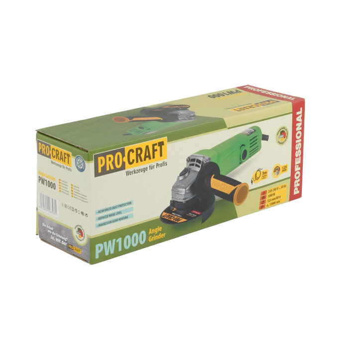 Flex polizor unghiular 1000 W, 11.000 rot/min PROCRAFT PW-1000 [5]