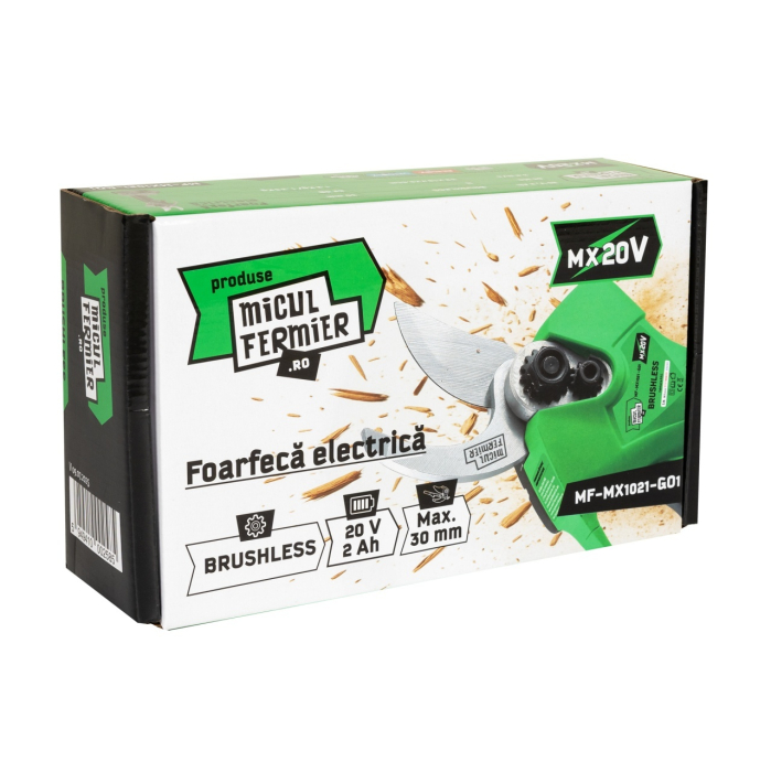 Foarfeca electrica Micul Fermier 20V, 2 Ah, capacitate maxima de taiere 30mm, Brushless [11]