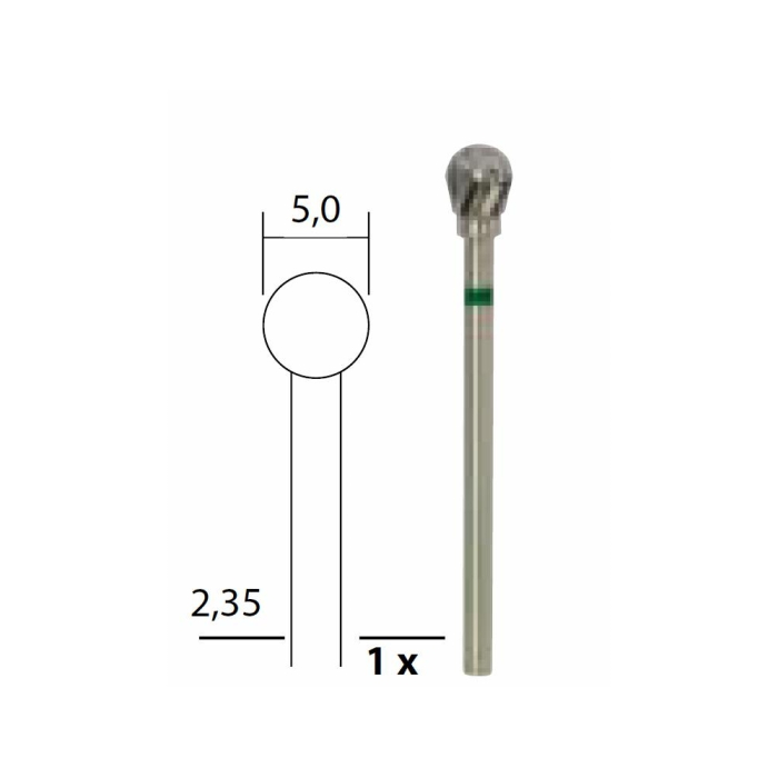 Freza din Tungsten-Carbid, sferica, Proxxon 28760 [2]