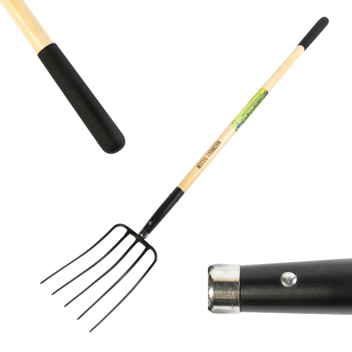 Furca cu 5 dinti, maner lemn, 1520mm [6]