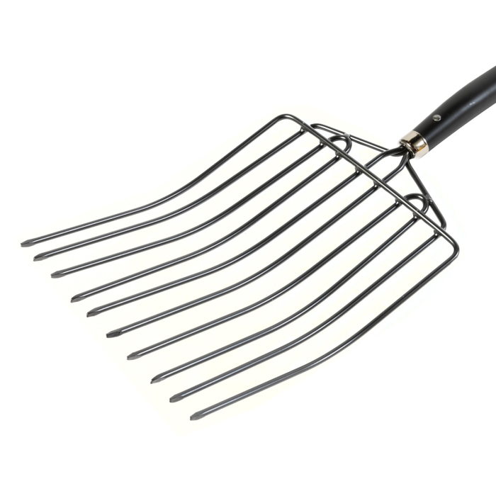 Furca gunoi grajd, 10 dinti, maner lemn, 1600mm [3]