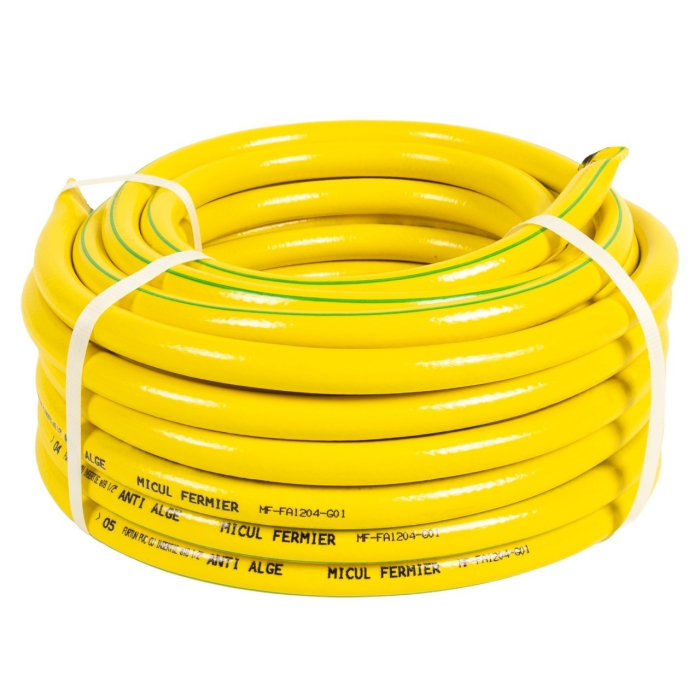 Furtun apa Micul Fermier, diametru 1/2" , lungime 20m, cu insertie, galben [4]