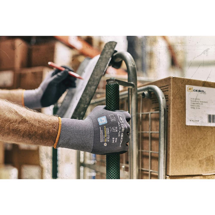 Gebol 709279, Manusi de protectie Multi Flex, din nylon si spandex, acoperire din spuma de nitril, uz profesional, marimea 11/XXL [3]
