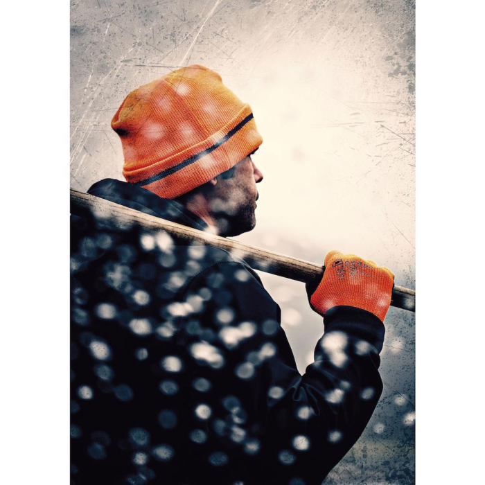 Gebol 709284, Manusi de protectie Winter Grip, din acril, acoperire din spuma de latex cu finisaj nisipos, uz profesional, marimea 10/XL [3]