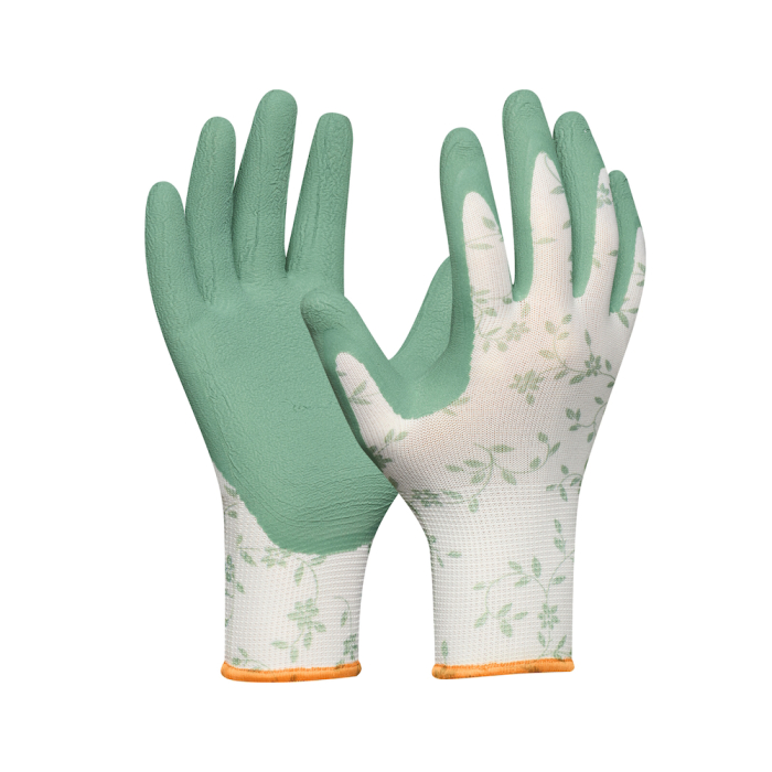 Gebol 709807_07, Set doua perechi de manusi de protectie Flower Duo, din poliester, acoperire din spuma de latex, marimea 7/S [3]