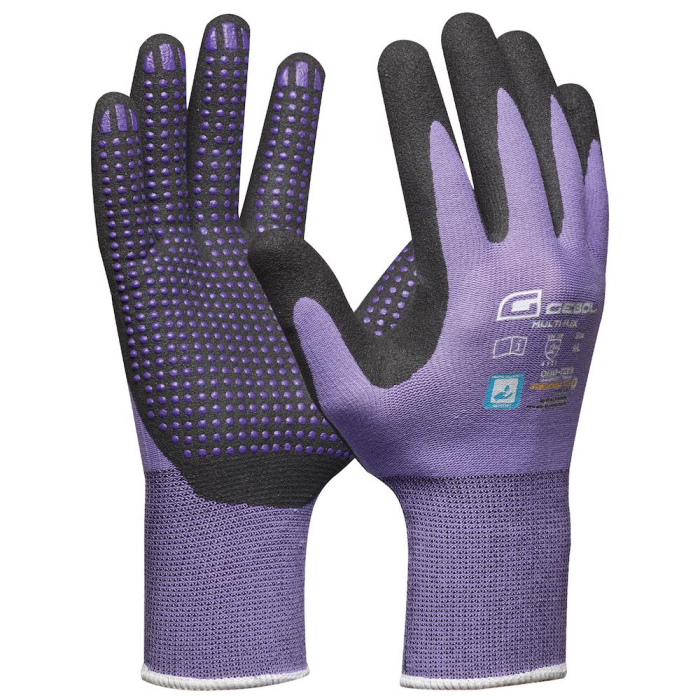 Gebol 709976, Manusi de protectie Multi Flex Lady, din nylon, acoperire din spuma de nitril, uz profesional, marimea 8/M [2]