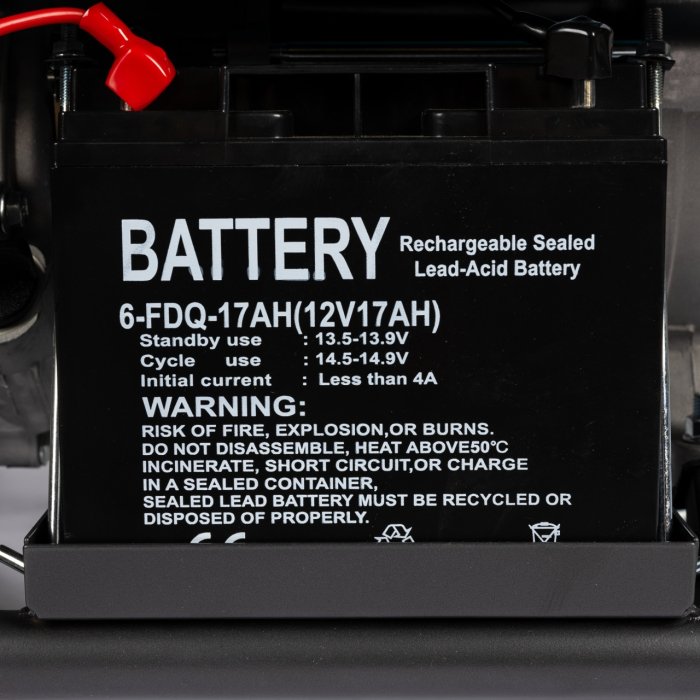 Generator Detoolz 5.5kW 2P230 B4T pornire electrica 25L cu roti G02 [12]